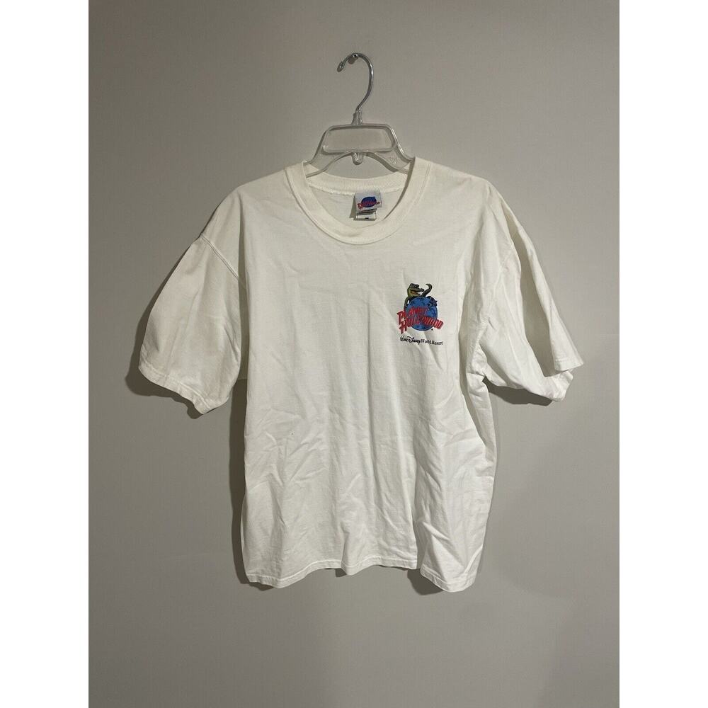 Vintage 90s Walt‎ Disney World Resort Planet Hollywood T Shirt Size Large